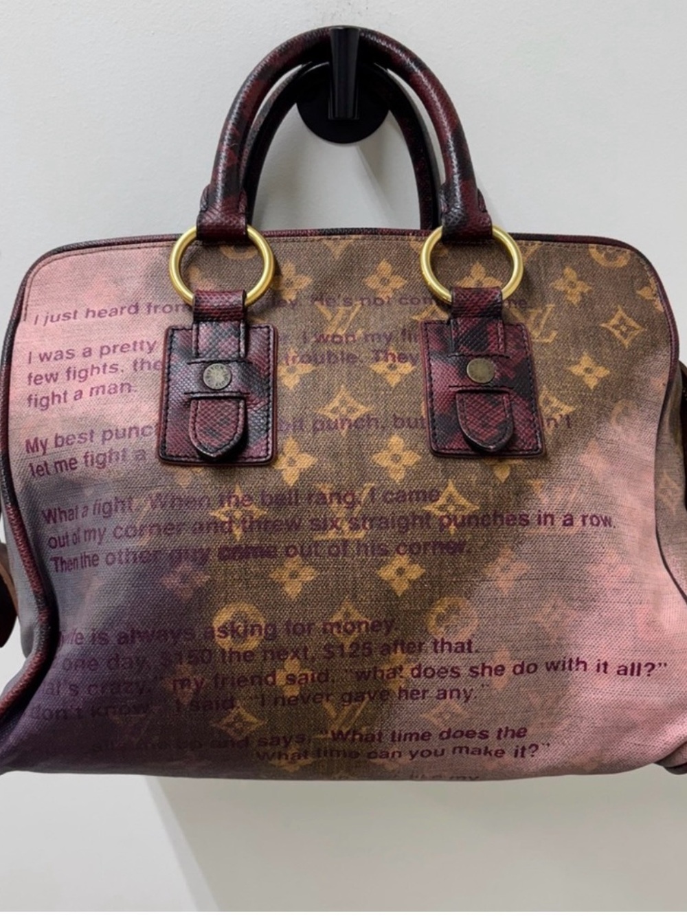 Louis Vuitton x Richard Prince “Graduate Jokes” Bag Satchel